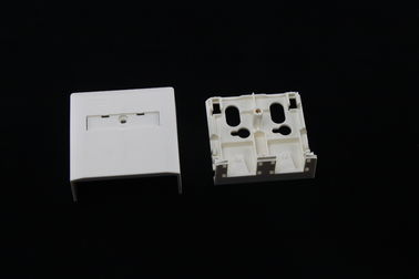 Konektor Kabel Televisi untuk Komponen Serat Optik dengan warna putih