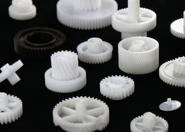 Ukuran yang berbeda Gears custom molded plastic parts HASCO Standard