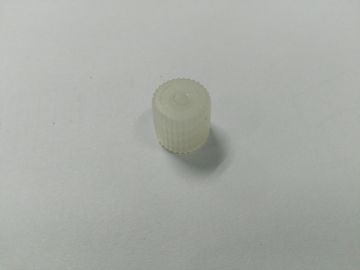 White Colour of  unscrew part with PC Material Made From Insert Injection Molding